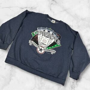 Vintage Dallas Cowboys 1993 Sweatshirt Unisex Size XL Made in USA Cotton Blend